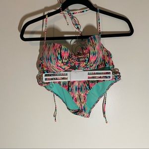 Multi color bikini set